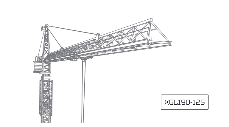 Башенный кран XCMG XGL190-12S